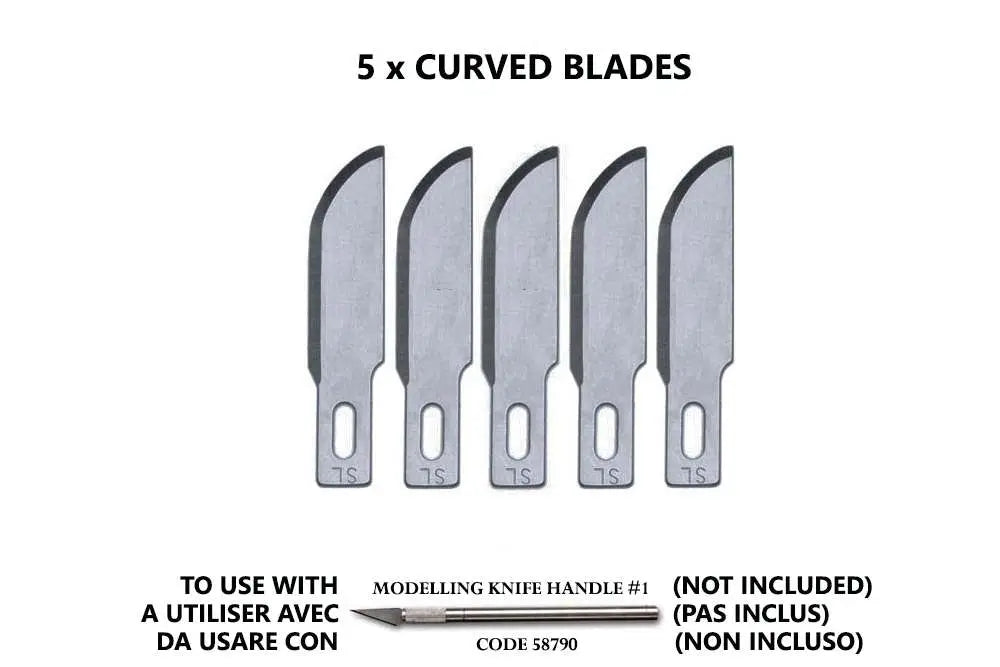 CURVED BLADES(5) FOR NO.1 HANDLE