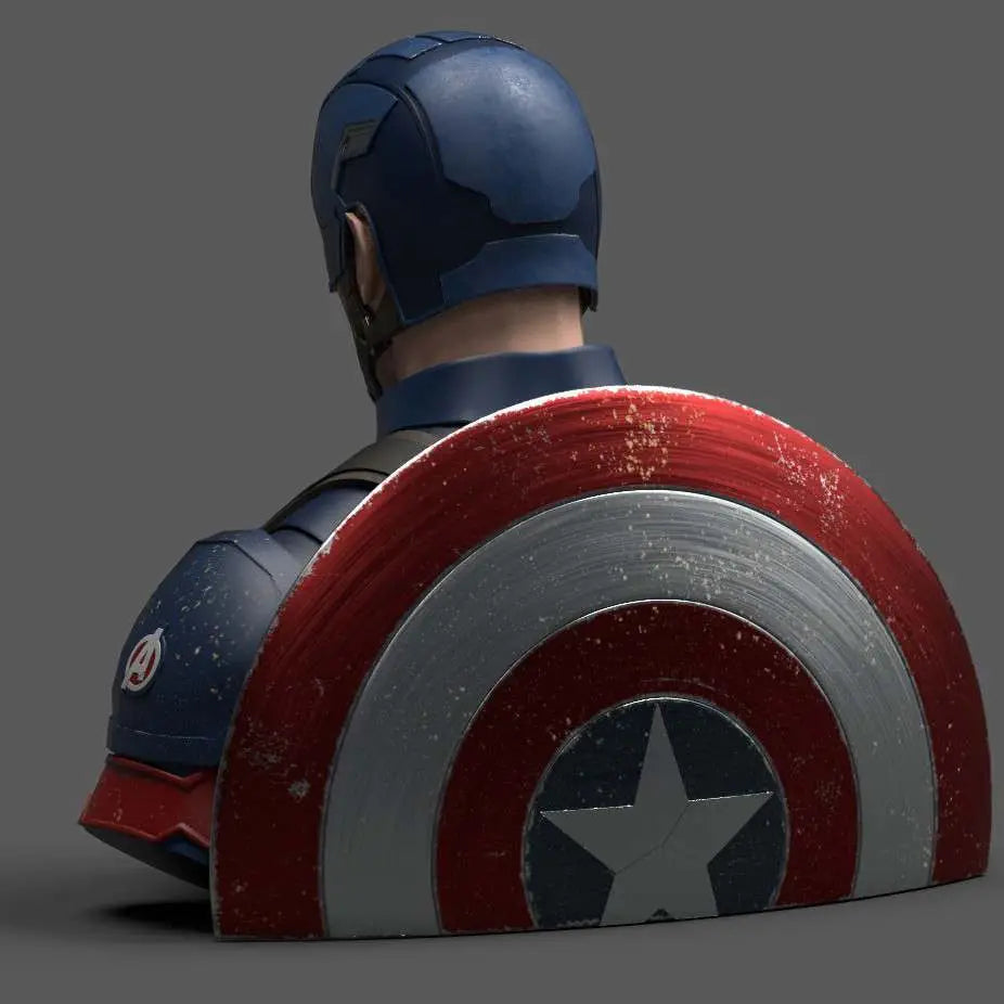 AVENGERS ENDGAME CAPT AMERICA BUST BANK