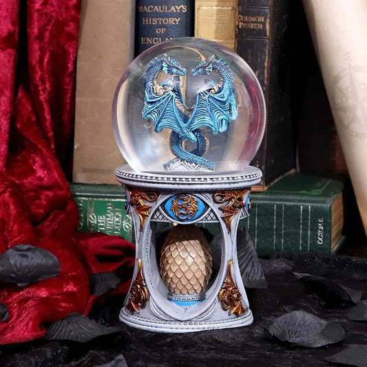ANNE STOKE DRAGON HEART SNOW GLOBE