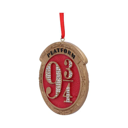 HARRY POTTER PLATFORM 9 3/4 HANGING ORNAMENT
