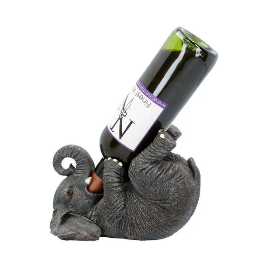 GUZZLERS GREY ELEPHAN WINE BOTTLE HOLDER