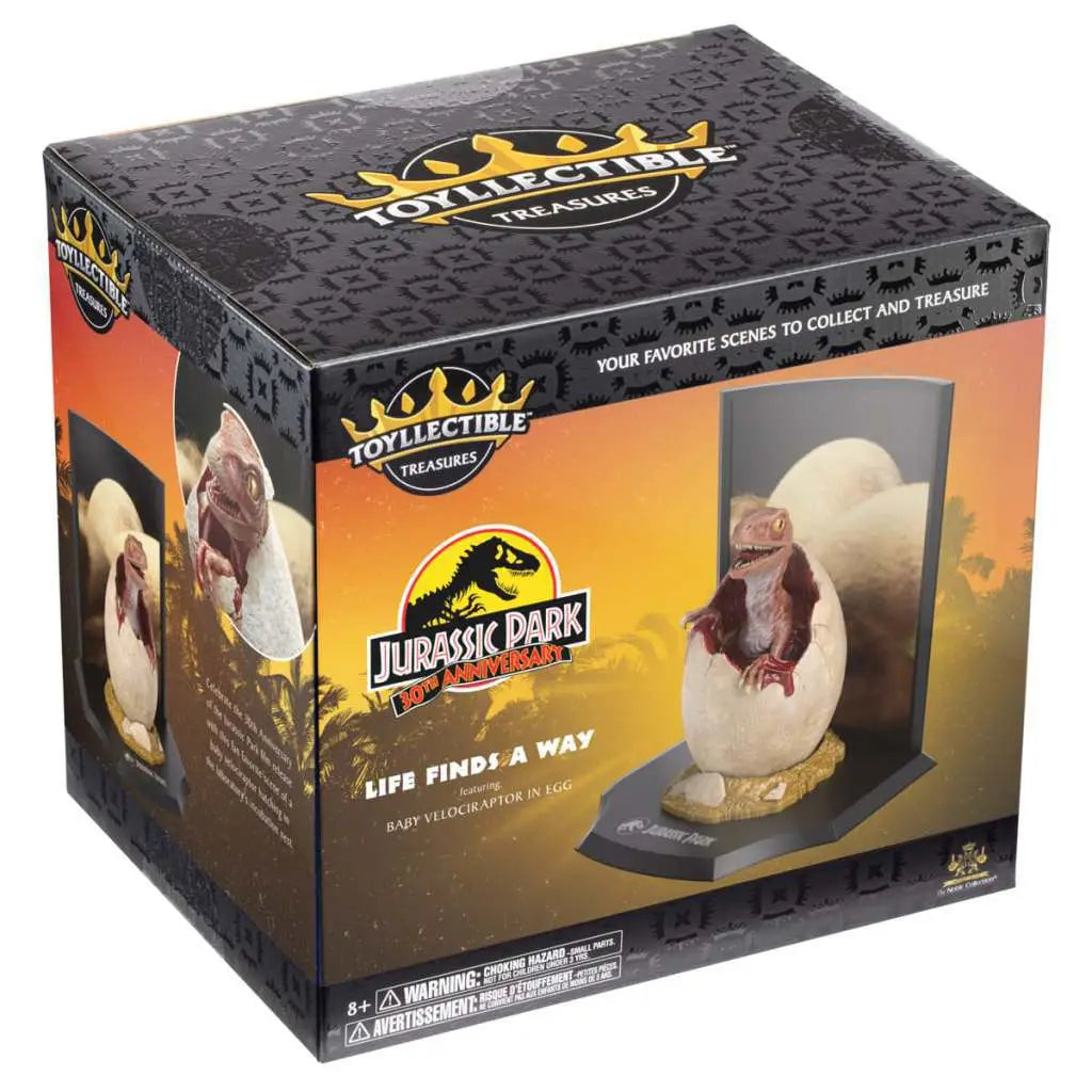 JURASSIC PARK RAPTOR EGG DIORAMA