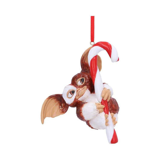 GREMLINS GIZMO CANDY CANE HANGING ORNAMENT