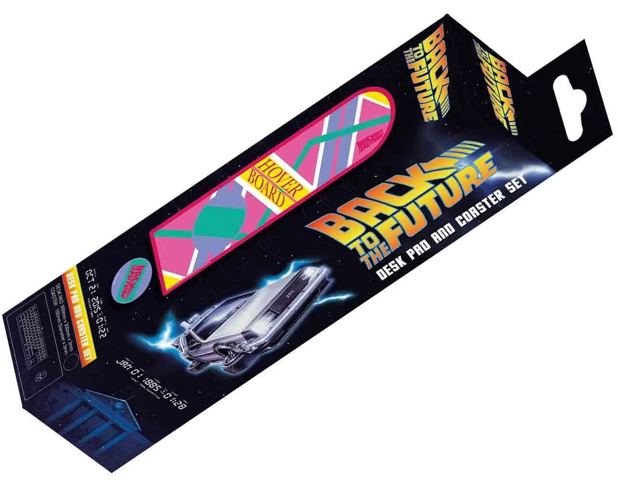 Back to the Future - Hoverboard XL Desk Pad and Coaster Set