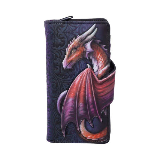 DRAGON TAKE FLIGHT RED EMBOSSED WALLET