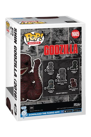 Godzilla 70° anniversario Funko Pop Film Godzilla 2016 9 cm