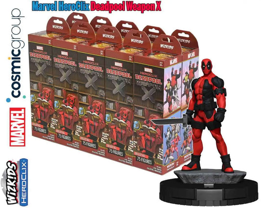 MARVEL HEROCLIX - DEADPOOL WEAPON X - BOOSTER BRICK