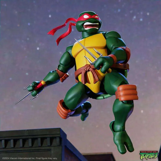 TMNT ULTIMATES! W12 RAPHAEL ANIMATED 2003 AF
