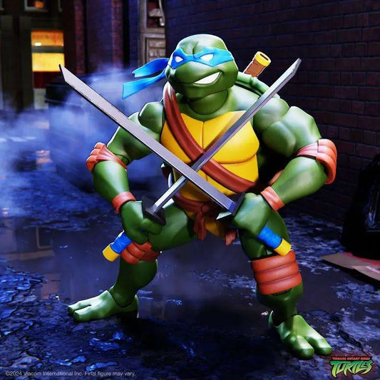 TMNT ULTIMATES! W12 LEONARDO ANIMATED 2003 AF