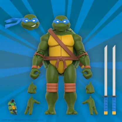TMNT ULTIMATES! W12 LEONARDO ANIMATED 2003 AF