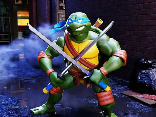 TMNT ULTIMATES! W12 LEONARDO ANIMATED 2003 AF