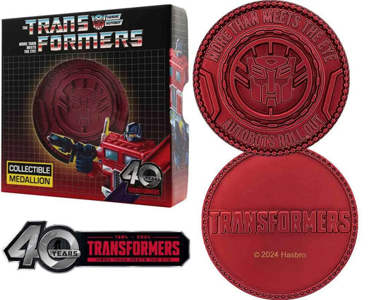 TRANSFORMERS - 40TH ANNIVERSARY - AUTOBOT MEDALLION