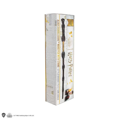 HARRY POTTER DUMBLEDORE WAND PEN IN STAND