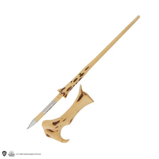 HARRY POTTER VOLDEMORT WAND PEN IN STAND