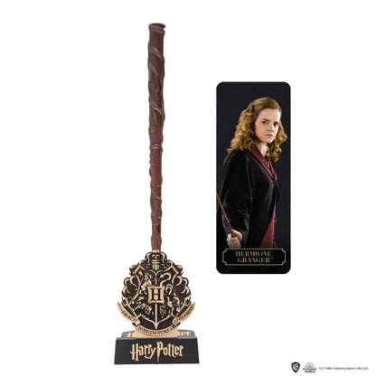 HARRY POTTER HERMIONE WAND PEN IN STAND