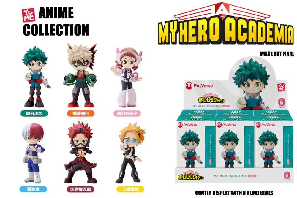 MY HERO ACADEMIA ANIME COLLECTION MINI FIGURE BLIND BOX (6)