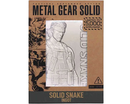 METAL GEAR SOLID 2 SNAKE INGOT