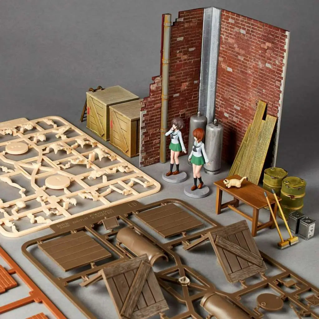 GIRLS UND PANZER LAST CHAPT GARAGE SET (A) ARTPLA MODEL KIT