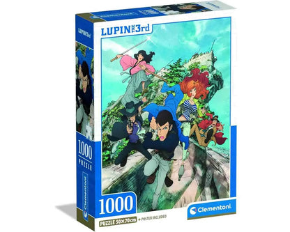 LUPIN THE 3RD THE ITALIAN ADVENTURE ANIME COLLECTION PUZZLE 1000 PCS