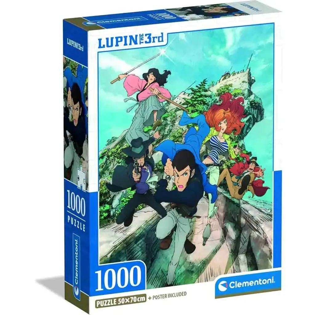 LUPIN THE 3RD THE ITALIAN ADVENTURE ANIME COLLECTION PUZZLE 1000 PCS