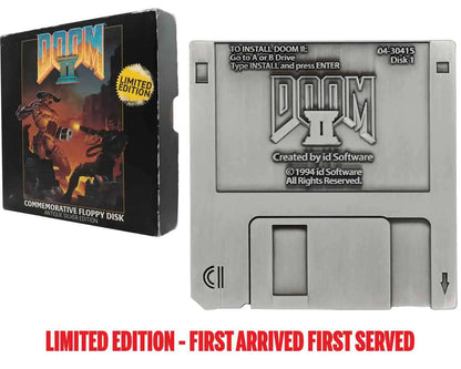 DOOM 2 FLOPPY DISK LIMITED EDITION REPLICA