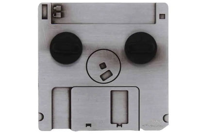 DOOM FLOPPY DISK PIN BADGE