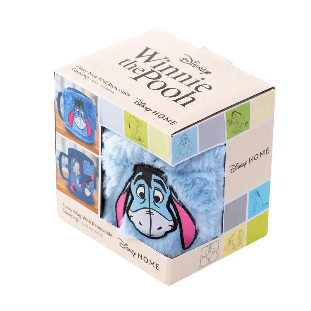 WINNIE THE POOH EEYORE FUZZY MUG