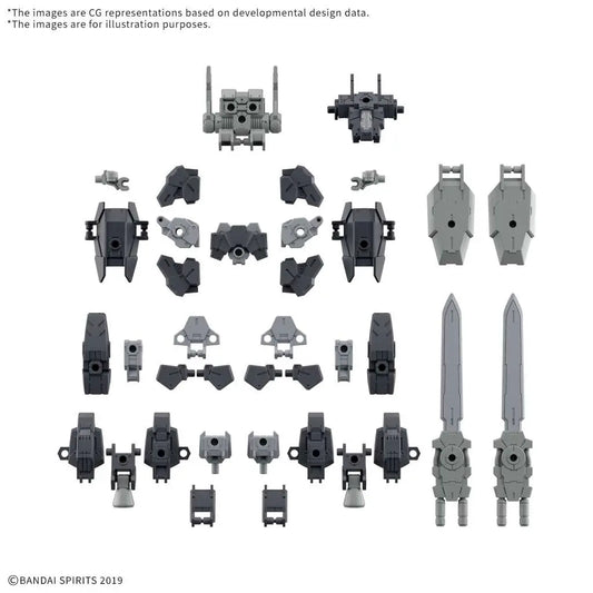30MM OPTION PARTS SET 20 FULL ARMOR UNIT 1 1/144