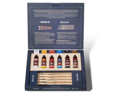 ULTIMATE MINIATURE SET PAINT AND BRUSHES 72206