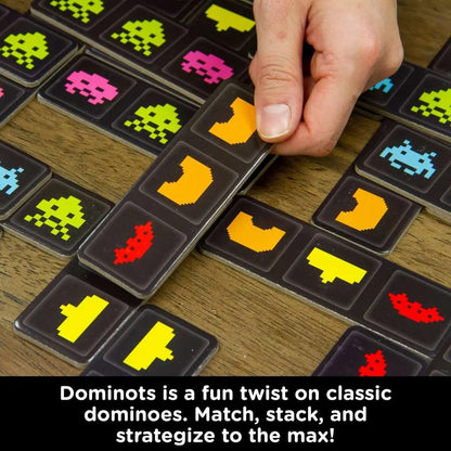 SPACE INVADERS DOMINOTS TILE GAME