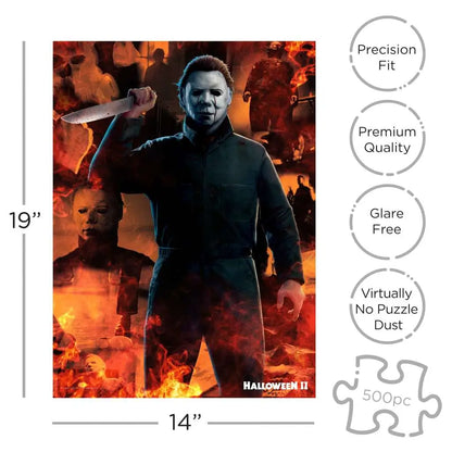 HALLOWEEN II COFFIN BOX 500 PIECE JIGSAW PUZZLE