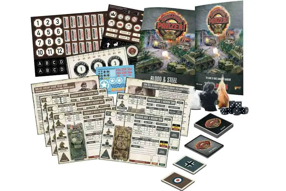 ACHTUNG PANZER! BLOOD & STEEL STARTER SET (ENGLISH)