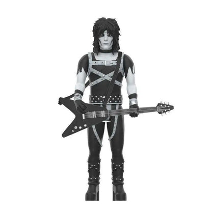 MOTLEY CRUE REACTION MICK MARS SHOUT AT THE DEVIL B&W FIGURE