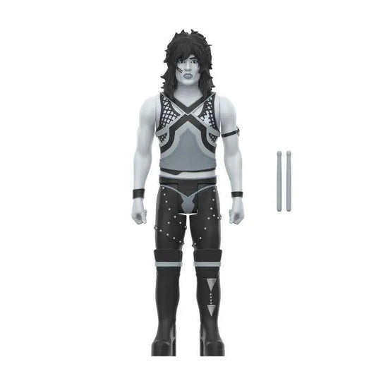 MOTLEY CRUE REACTION TOMMY LEE SHOUT AT THE DEVIL B&W FIGURE