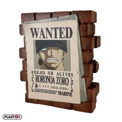ONE PIECE POSTER WANTED ZORO MONEY BOX