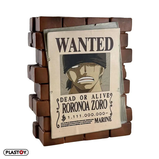 ONE PIECE POSTER WANTED ZORO MONEY BOX