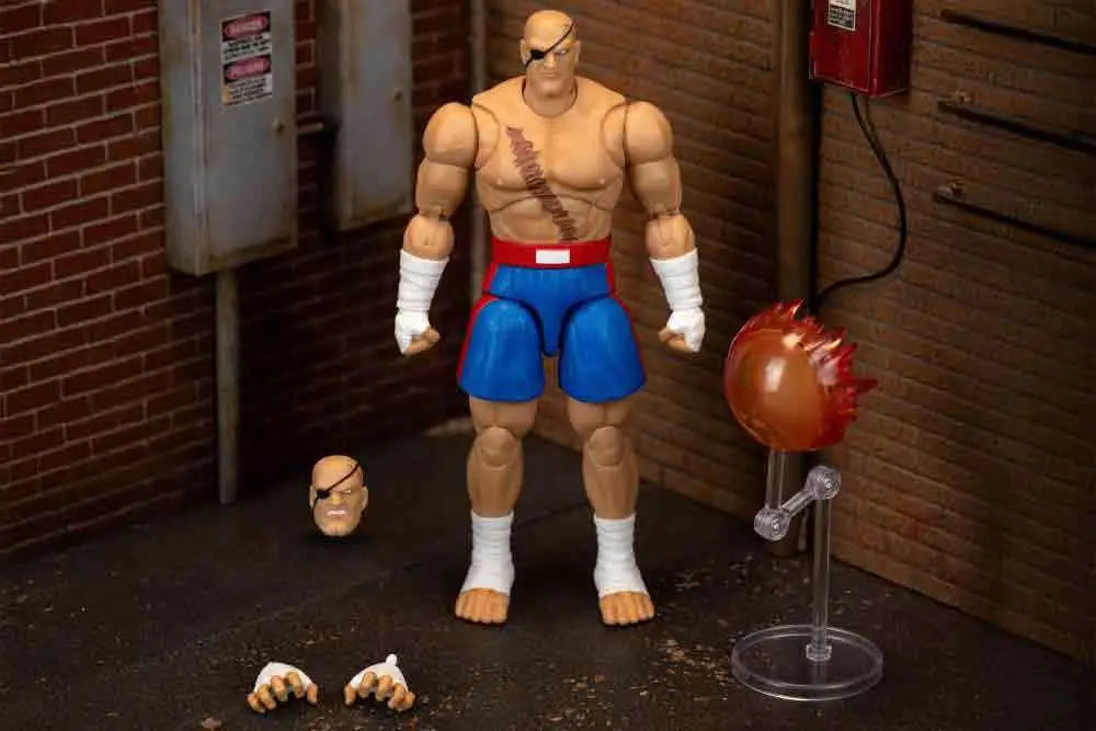 STREET FIGHTER 2 SAGAT 1/12 DELUXE ACTION FIGURE