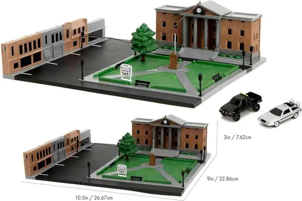 BACK TO THE FUTURE CLOCK TOWER NANO SCENE DIORAMA