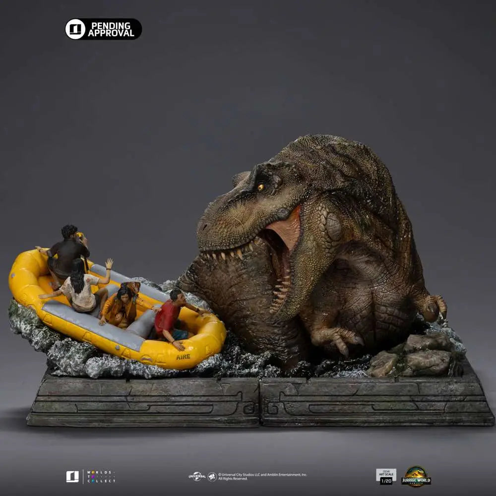 JURASSIC WORLD REBIRTH T-REX RIVER SCENE 1/20 STATUE