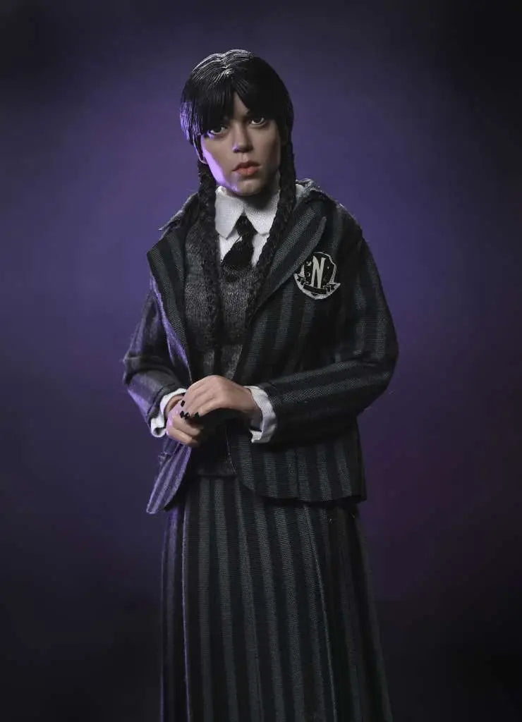 WEDNESDAY ENID & WEDNESDAY NEVRMORE UNIFORM 2PACK CLOTHED AF