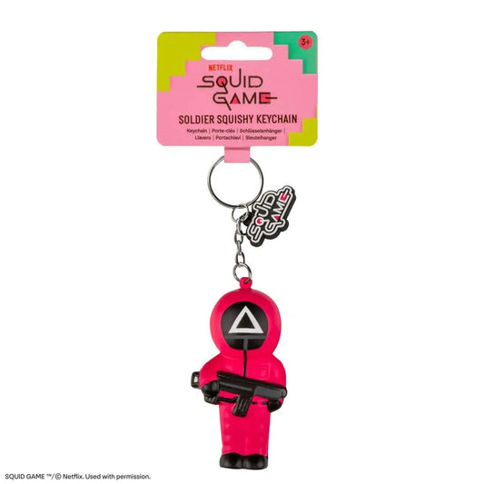 SQUID GAME SOLDIER SQUISHY KEYCHAIN