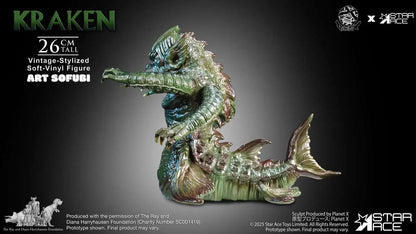 RAY HARRYHAUSEN KRAKEN VINTAGE-STYLIZED SOFT-VINYL STATUE