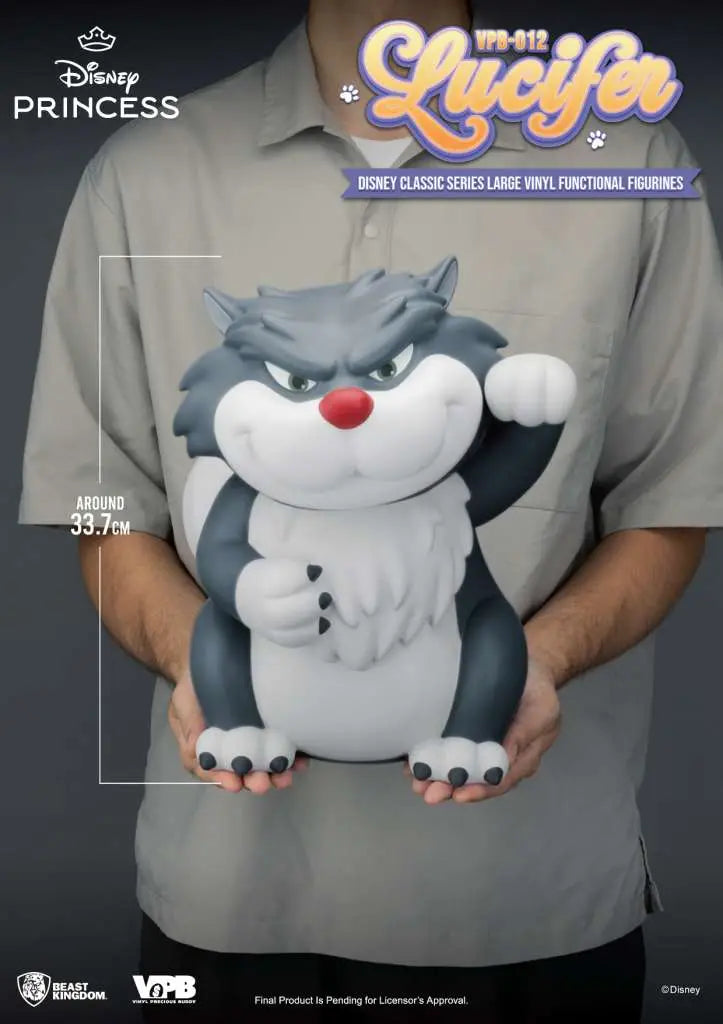 DISNEY CLASSIC SERIES LUCIFER LARGE VINYL PIGGY BANK