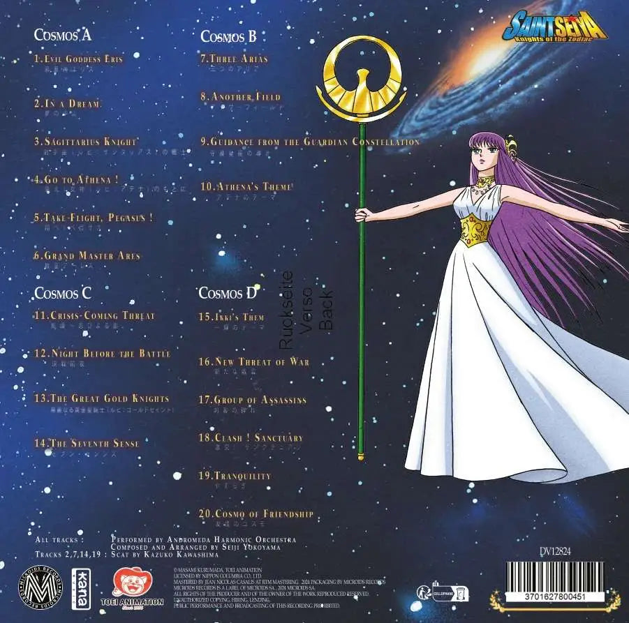 SAINT SEIYA MUSIC COLLECTION VOLUME 2 VINYLS