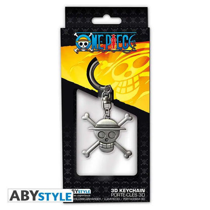 ONE PIECE LUFFY SKULL 3D KEYCHAIN