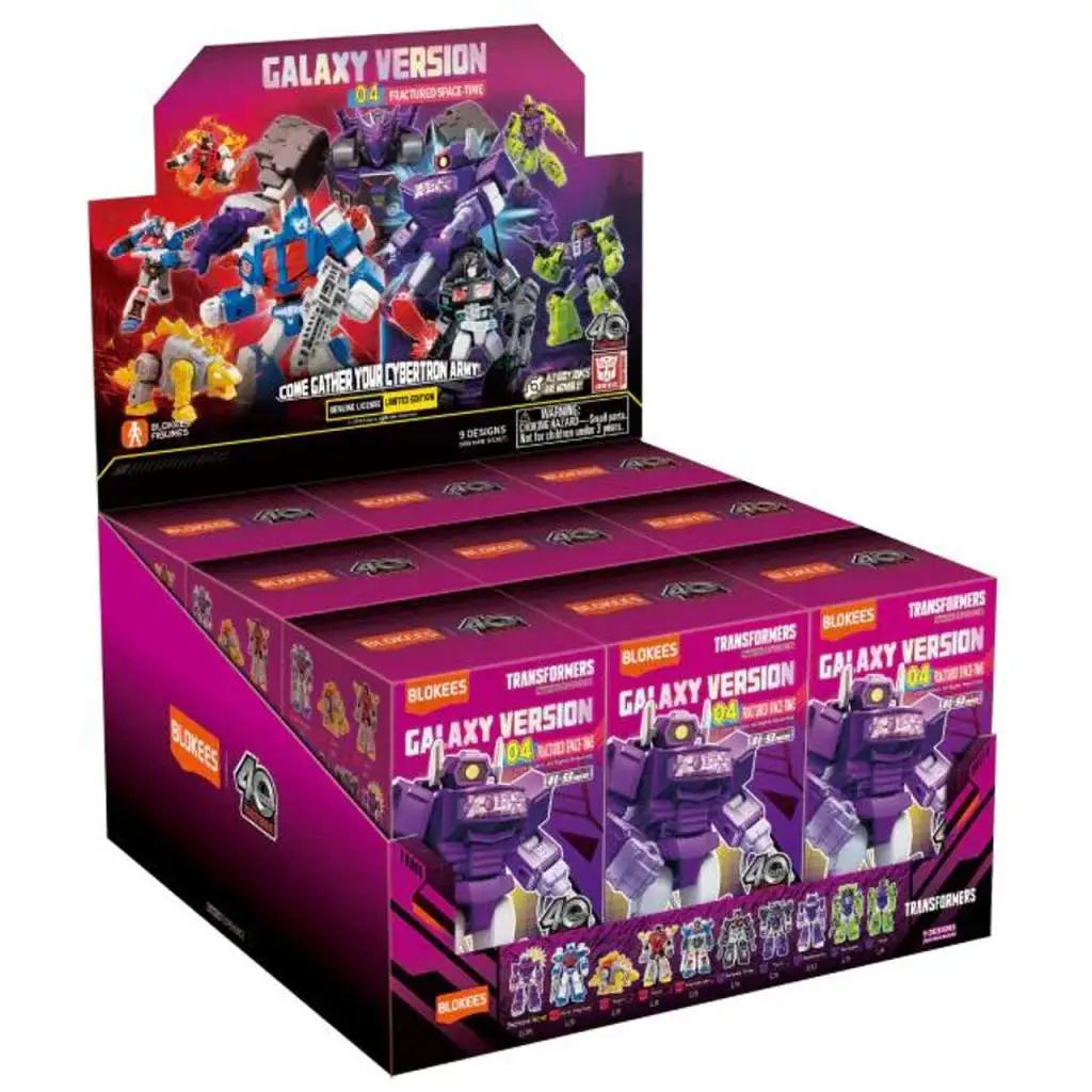 TRANSFORMERS FRACTURED SPACE TIME GALAXY VERSION 04 MODEL KIT BLIND BOX SET (9)