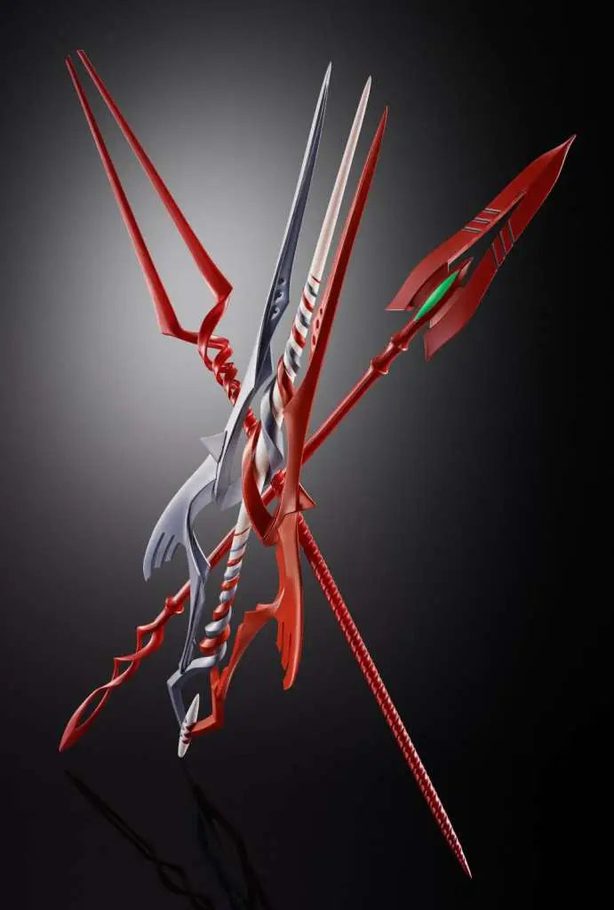 METAL BUILD 3 SPEARS SET FOR EVANGELION 30TH WITH ANOTHER COLOR