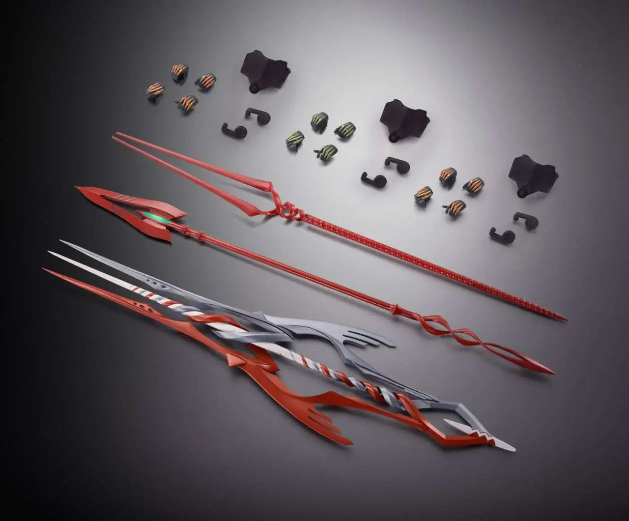 METAL BUILD 3 SPEARS SET FOR EVANGELION 30TH WITH ANOTHER COLOR
