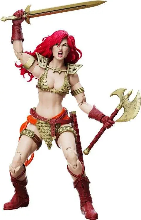 RED SONJA LIMITED GOLD AND RED EPIC HACKS FIGURE
