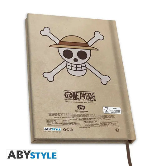 ONE PIECE WANTED LUFFY WANO NOTEBOOK A5